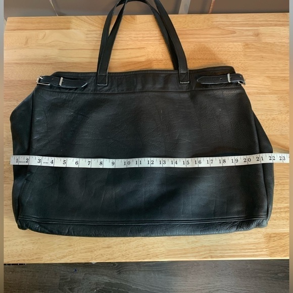 Vintage Black Leather Purse - Picture 11 of 13